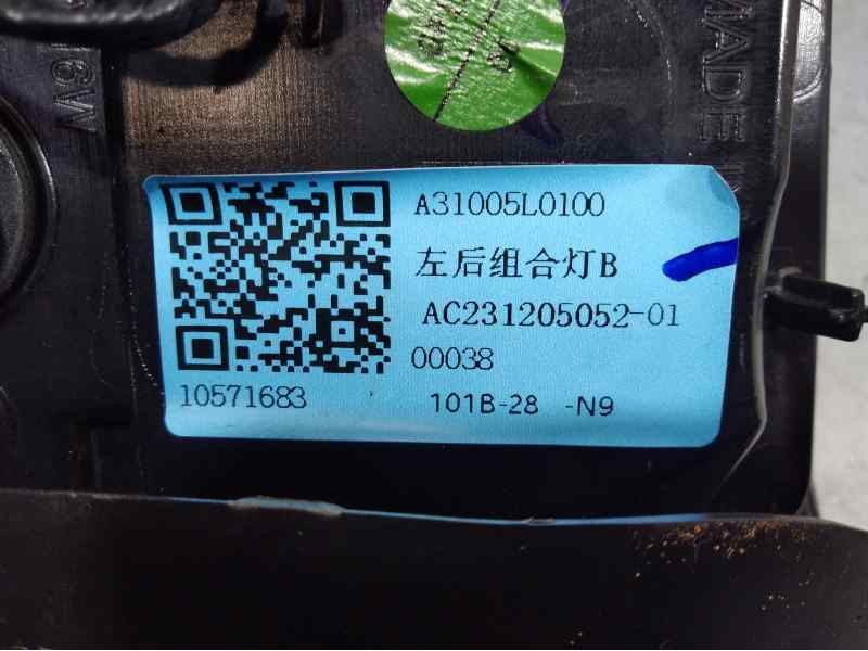 Recambio de piloto trasero izquierdo para mg zs 1.5 vti referencia OEM IAM A31005L0100  INTERIOR