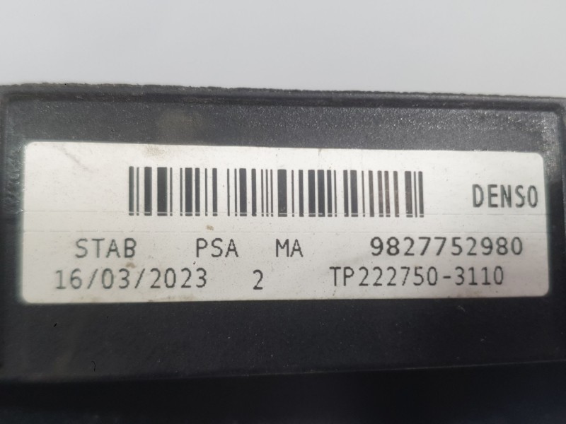 Recambio de electroventilador para peugeot 208 ii (ub_, up_, uw_, uj_) 1.2 puretech 100 referencia OEM IAM 9827752980  