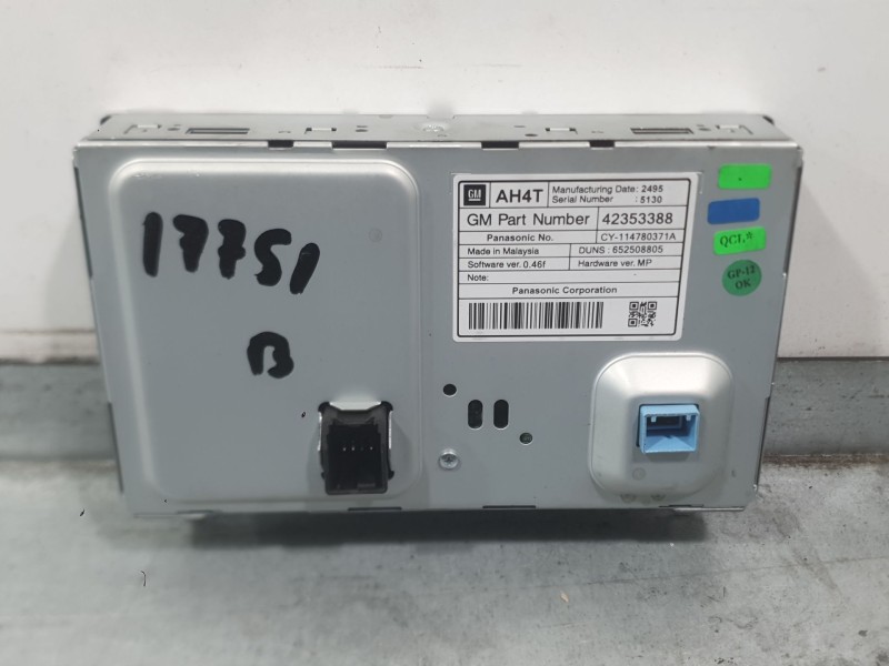 Recambio de sistema navegacion gps para opel zafira tourer c (p12) 1.6 cdti (75) referencia OEM IAM   