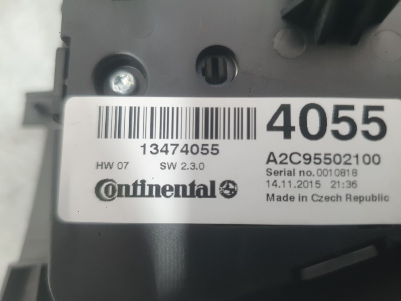 Recambio de mando climatizador para opel zafira tourer c (p12) 1.6 cdti (75) referencia OEM IAM   