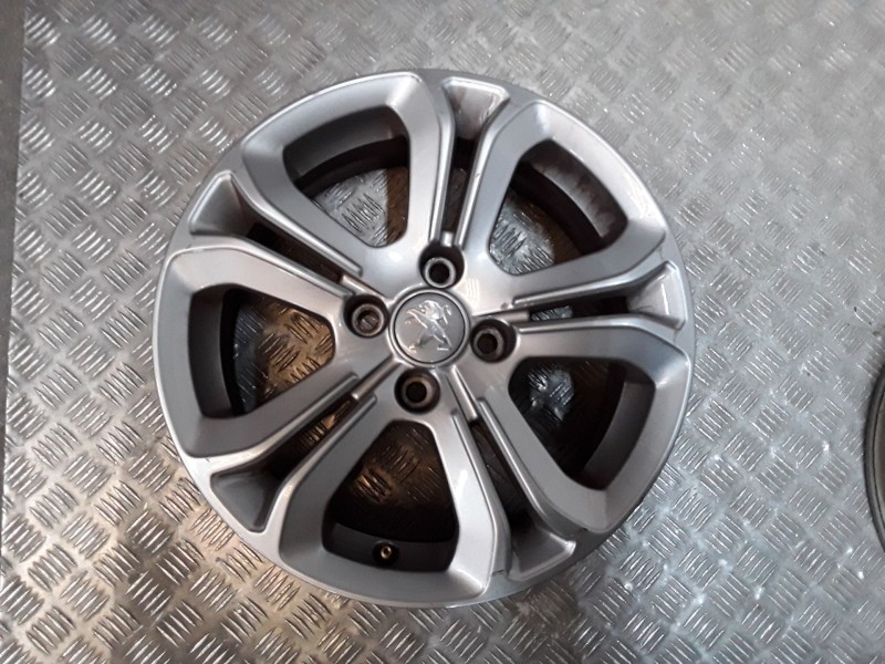 Recambio de juego llantas aluminio para peugeot 208 i (ca_, cc_) 1.2 vti 82 referencia OEM IAM 6X16 4 TORN ET23 ALUMINIO ROZADAS
