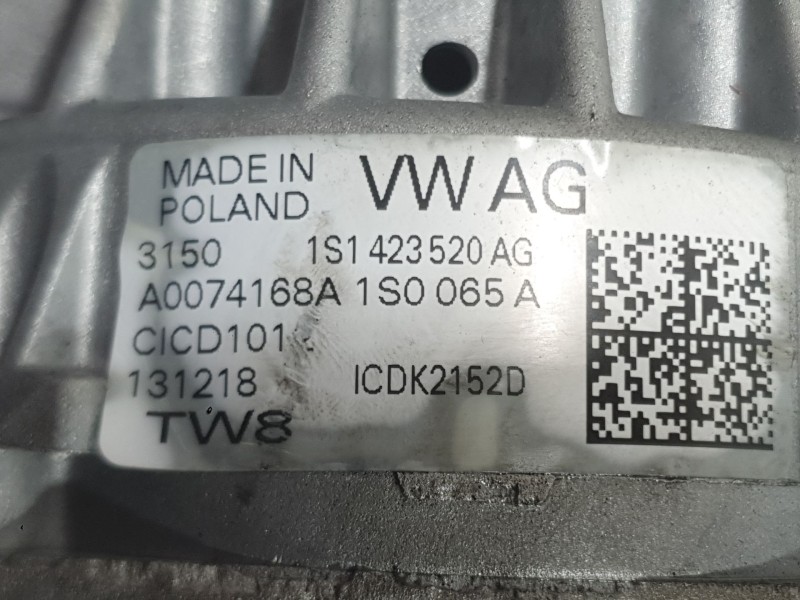 Recambio de columna direccion para volkswagen up! (121, 122, bl1, bl2, bl3, 123) e-up referencia OEM IAM 1S1423520AR  