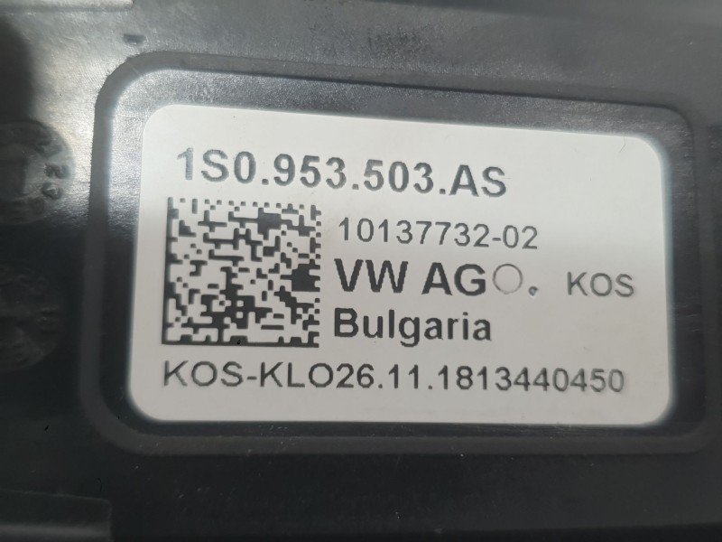 Recambio de mando luces y limpia para volkswagen up! (121, 122, bl1, bl2, bl3, 123) e-up referencia OEM IAM 1S0953513E9B9  