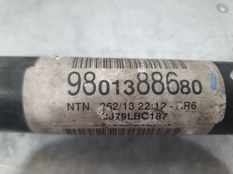 Recambio de transmision delantera derecha para citroën c3 ii (sc_) 1.0 vti 68 referencia OEM IAM 9801388680 3273WN 