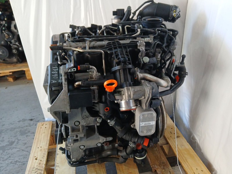 Recambio de motor completo para volkswagen polo v (6r1, 6c1) 1.6 tdi referencia OEM IAM CAYB 03L100090Q 