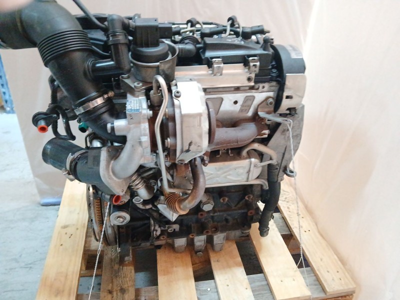 Recambio de motor completo para volkswagen polo v (6r1, 6c1) 1.6 tdi referencia OEM IAM CAYB 03L100090Q 