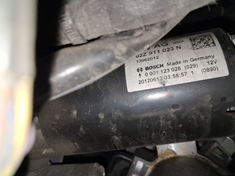 Recambio de motor arranque para volkswagen polo v (6r1, 6c1) 1.6 tdi referencia OEM IAM 02Z911024KX  