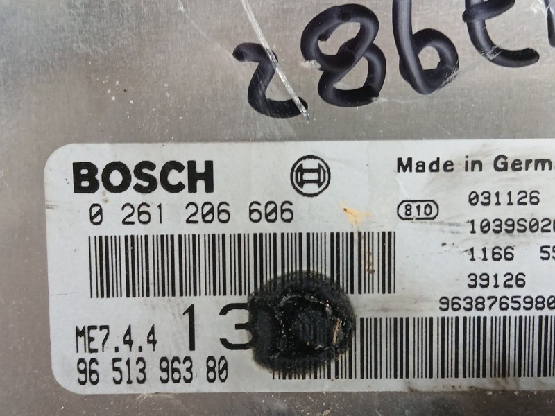 Recambio de centralita motor uce para citroën xsara (n1) 1.6 16v referencia OEM IAM 194063  