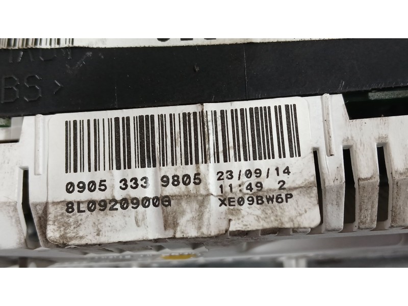 Recambio de cuadro instrumentos para audi a3 (8l1) 1.9 tdi referencia OEM IAM 8L0920900E  