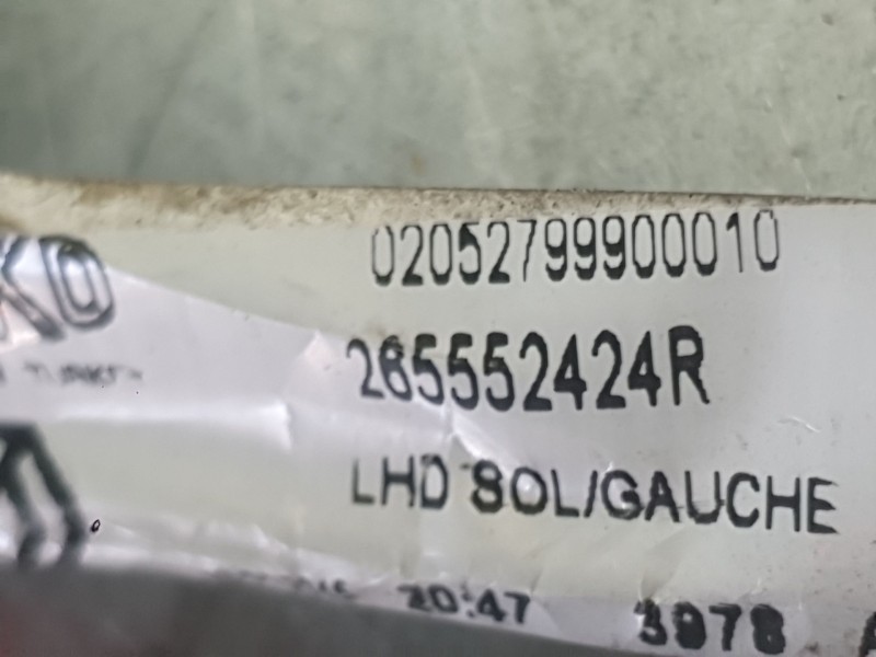 Recambio de piloto trasero izquierdo interior para renault clio iv (bh_) 0.9 tce 90 referencia OEM IAM 265552424R  