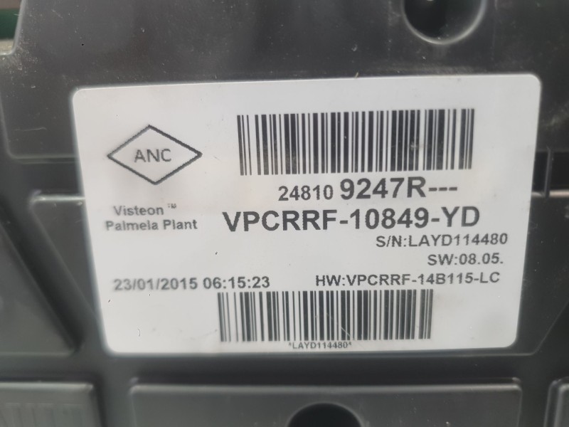 Recambio de cuadro instrumentos para renault clio iv (bh_) 0.9 tce 90 referencia OEM IAM 248107748R  