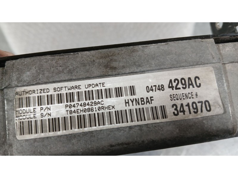 Recambio de centralita motor uce para chrysler voyager iv (rg, rs) 2.4 referencia OEM IAM   