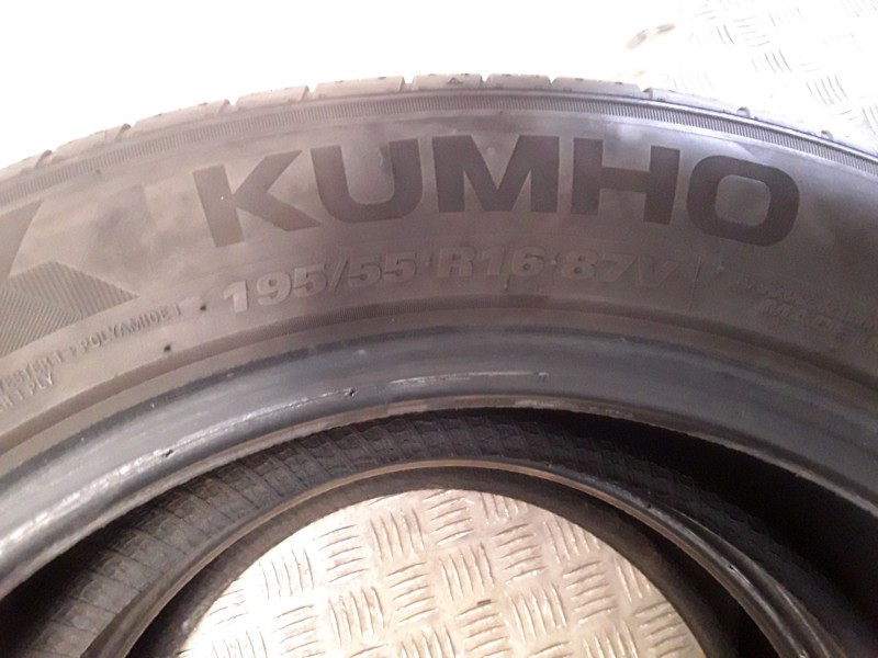 Recambio de neumatico pareja para neumaticos reutilizados - referencia OEM IAM 195551687V KUMHO 195/55/16/87V