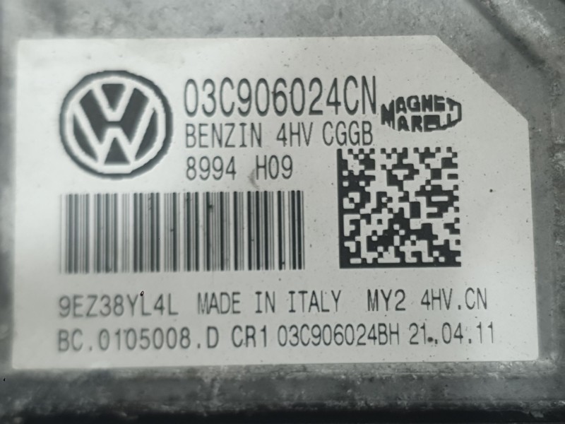 Recambio de centralita motor uce para volkswagen polo v (6r1, 6c1) 1.4 (6r1) referencia OEM IAM   