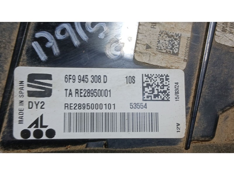 Recambio de piloto trasero derecho interior para seat arona (kj7, kjp) 1.0 tsi referencia OEM IAM 6F9945094D  