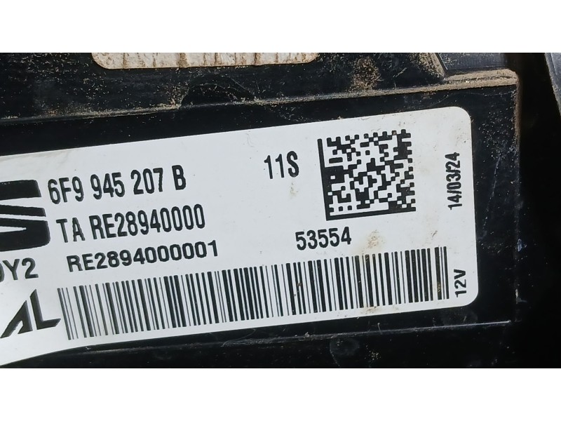 Recambio de piloto trasero izquierdo exterior para seat arona (kj7, kjp) 1.0 tsi referencia OEM IAM 6F9945095B  