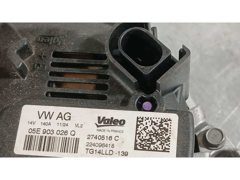 Recambio de alternador para seat arona (kj7, kjp) 1.0 tsi referencia OEM IAM 05E903027A  