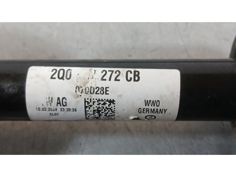 Recambio de transmision delantera derecha para seat arona (kj7, kjp) 1.0 tsi referencia OEM IAM 2Q0407272CB  
