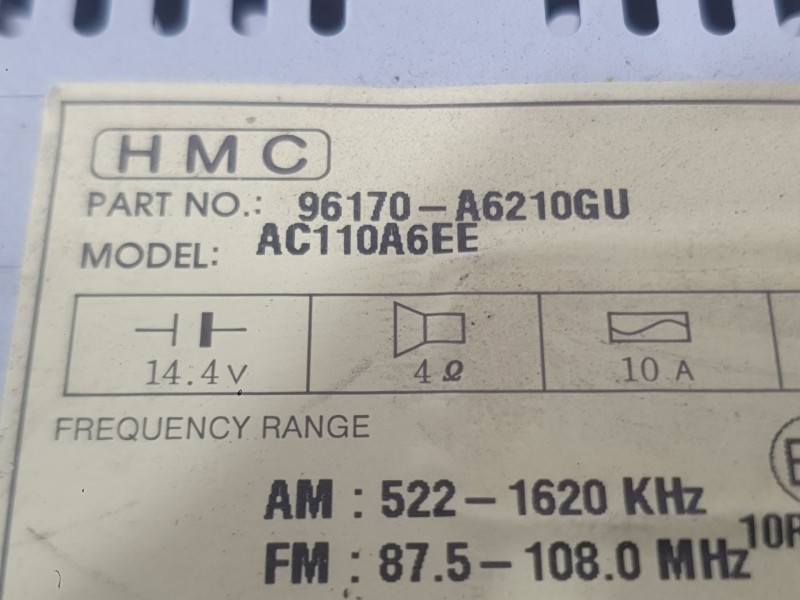 Recambio de sistema audio / radio cd para hyundai i30 (gd) 1.6 crdi referencia OEM IAM   