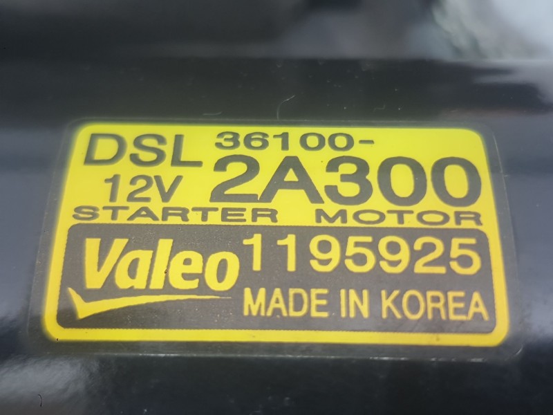 Recambio de motor arranque para hyundai i30 (gd) 1.6 crdi referencia OEM IAM 361002A300  
