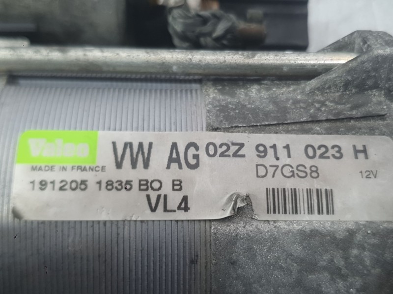 Recambio de motor arranque para volkswagen golf v (1k1) 1.9 tdi referencia OEM IAM 02Z911023F  