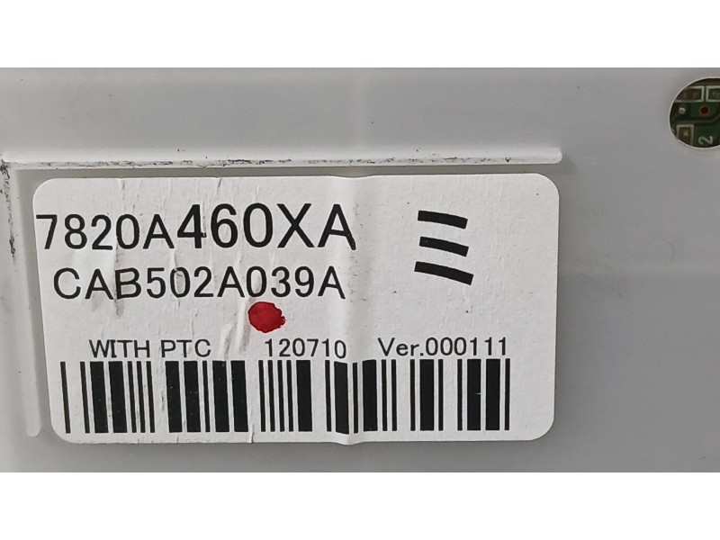 Recambio de mando climatizador para mitsubishi outlander iii (gg_w, gf_w, zj, zl, zk) 2.2 di-d 4wd (gf6w) referencia OEM IAM 782