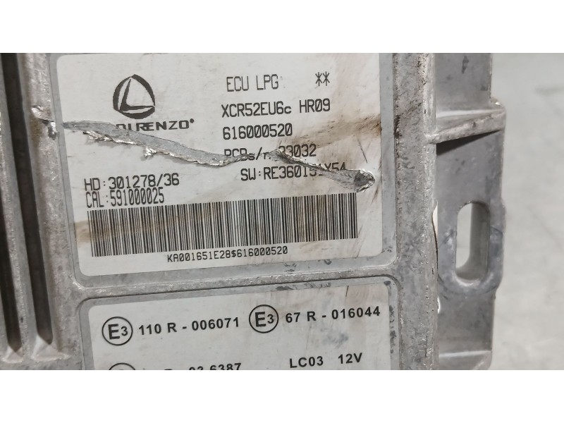 Recambio de centralita glp para dacia sandero ii (b8_) tce 90 lpg (b8m1) referencia OEM IAM   