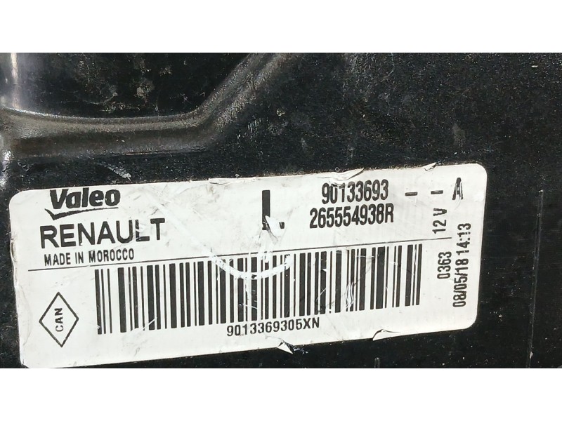 Recambio de piloto trasero izquierdo para dacia sandero ii (b8_) tce 90 lpg (b8m1) referencia OEM IAM 265554938R  