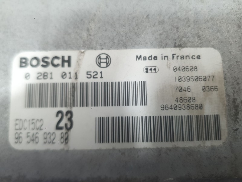 Recambio de centralita motor uce para citroën xsara picasso (n68) 2.0 hdi referencia OEM IAM 1938J6  