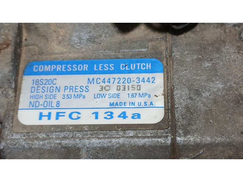 Recambio de compresor aire acondicionado para chrysler voyager iv (rg, rs) 2.4 referencia OEM IAM 05005498AF  4472203442