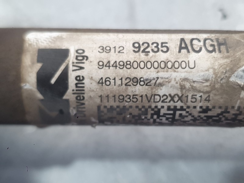 Recambio de transmision delantera izquierda para opel astra k (b16) 1.2 turbo (68) referencia OEM IAM 39129235 95529087 
