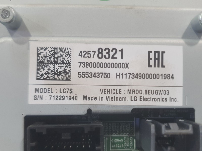 Recambio de sistema navegacion gps para opel astra k (b16) 1.6 cdti (68) referencia OEM IAM 84387989  