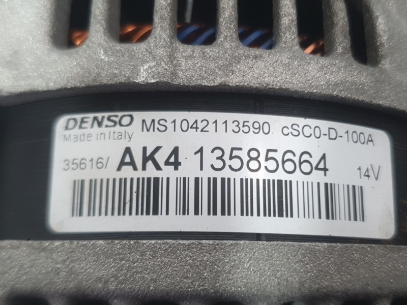 Recambio de alternador para opel corsa e (x15) 1.4 (08, 68) referencia OEM IAM 95527249 13520812 