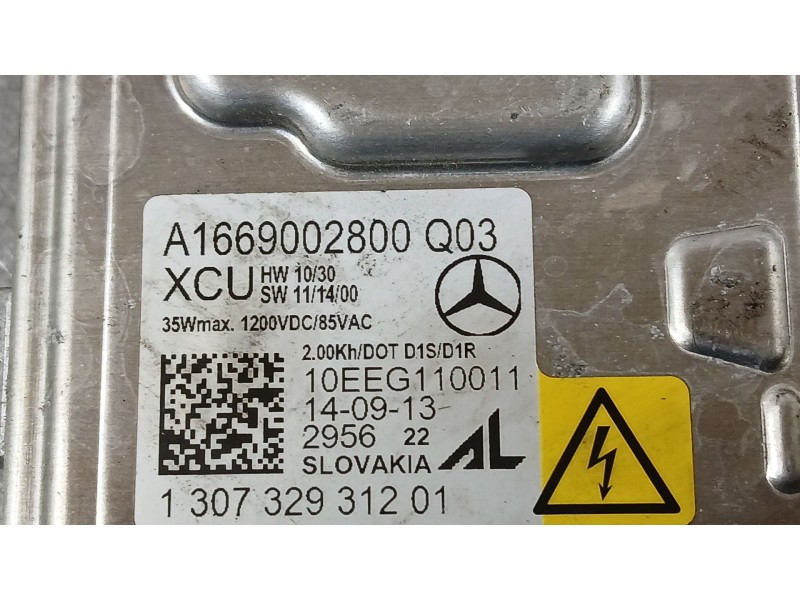 Recambio de centralita faro para mercedes-benz clase b sports tourer (w246, w242) b 180 cdi (246.200) referencia OEM IAM   