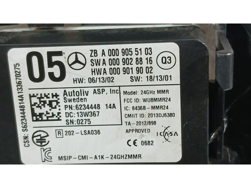 Recambio de sensor para mercedes-benz clase b sports tourer (w246, w242) b 180 cdi (246.200) referencia OEM IAM   