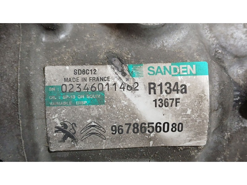 Recambio de compresor aire acondicionado para peugeot partner caja/chasis 1.6 hdi referencia OEM IAM 648708  
