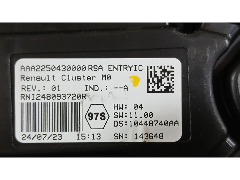 Recambio de cuadro instrumentos para dacia duster (hm_) 1.0 tce 90 referencia OEM IAM 248091014R  