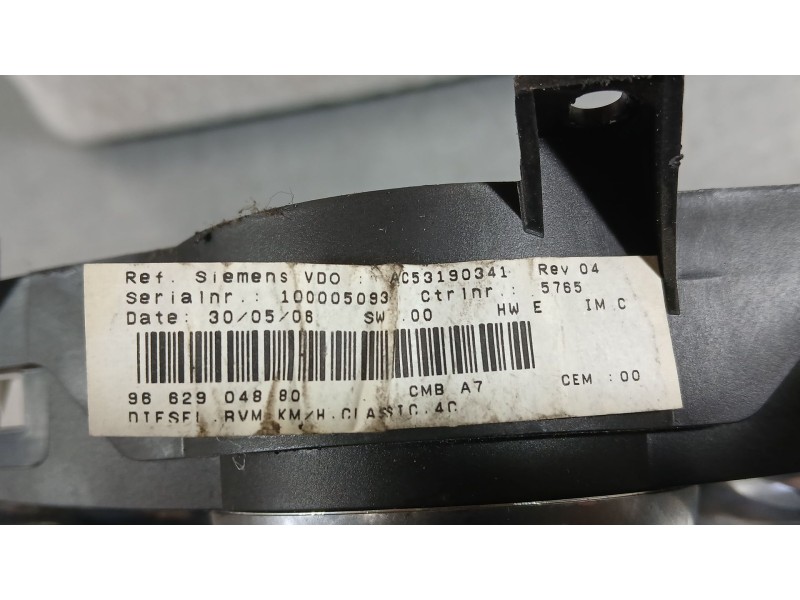 Recambio de cuadro instrumentos para peugeot 207/207+ (wa_, wc_) 1.4 hdi referencia OEM IAM 6103JT  