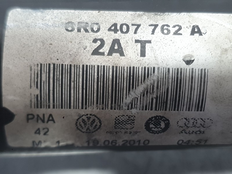Recambio de transmision delantera derecha para volkswagen polo v (6r1, 6c1) 1.6 tdi referencia OEM IAM 6R0407762A  