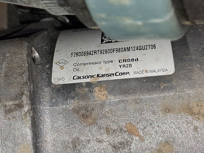 Recambio de compresor aire acondicionado para renault express furgoneta/monovolumen 1.5 blue dci 75 (f6aa) referencia OEM IAM 92