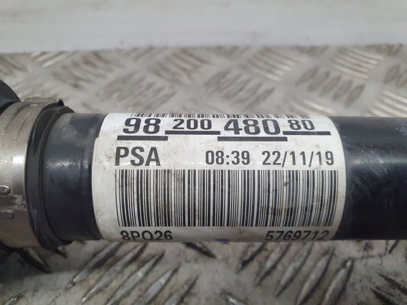 Recambio de transmision delantera derecha para peugeot traveller autobus referencia OEM IAM 9820048080 5769712 