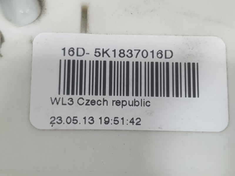 Recambio de cerradura puerta delantera derecha para volkswagen polo v (6r1, 6c1) 1.2 referencia OEM IAM 5K1837016D  