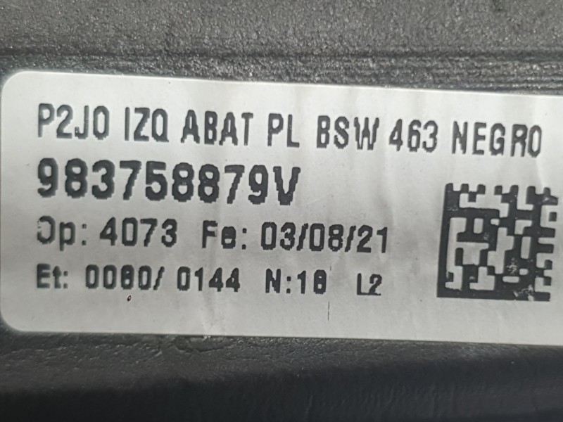 Recambio de retrovisor izquierdo para opel corsa f (p2jo) 1.2 (68) referencia OEM IAM 983758879V ELECTRICO C/LUZ CORTESÍA LED 