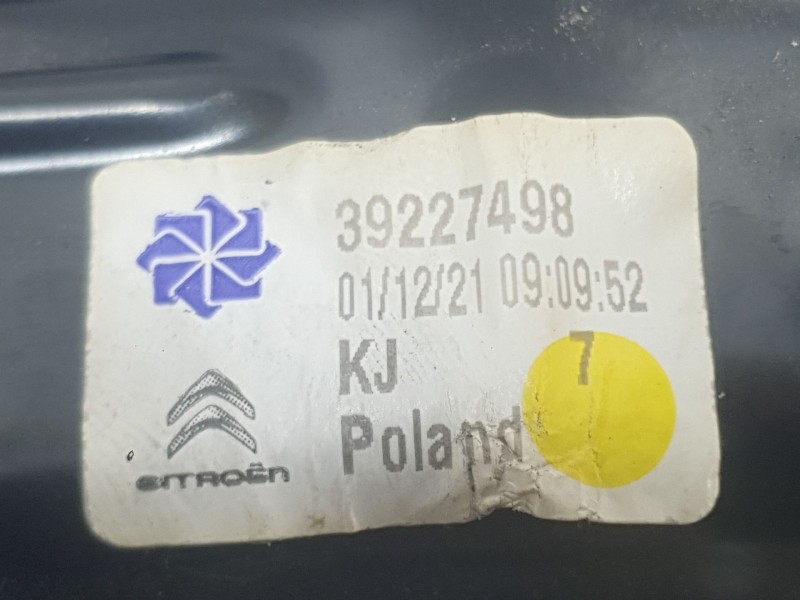 Recambio de elevalunas trasero derecho para citroën c3 aircross ii (2r_, 2c_) 1.5 bluehdi 110 referencia OEM IAM YQ00779280  