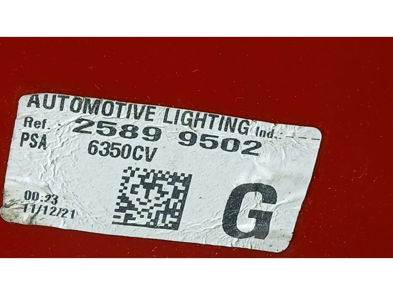 Recambio de piloto trasero izquierdo para peugeot 308 i (4a_, 4c_) 1.6 16v referencia OEM IAM 6350CV  