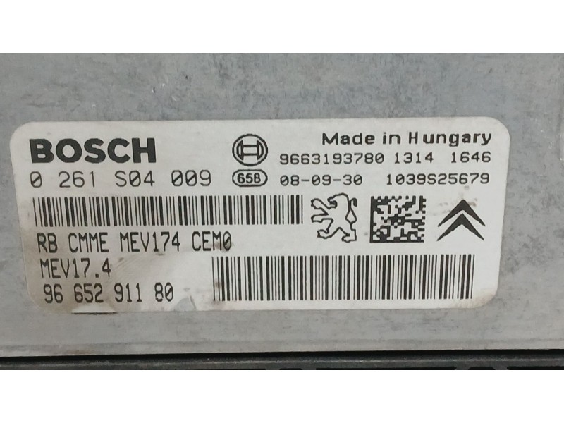 Recambio de centralita motor uce para peugeot 308 i (4a_, 4c_) 1.6 16v referencia OEM IAM 1606564880  