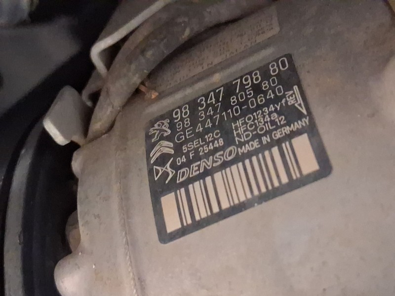 Recambio de compresor aire acondicionado para citroën c3 aircross ii (2r_, 2c_) 1.5 bluehdi 110 referencia OEM IAM 1675586580  