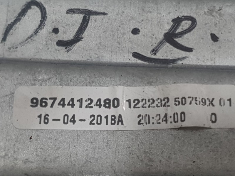 Recambio de elevalunas delantero izquierdo para peugeot 3008 i monospace (0u_) 1.6 bluehdi 120 referencia OEM IAM 9674412480  
