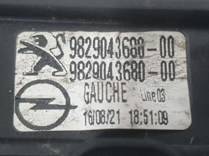 Recambio de elevalunas delantero izquierdo para opel corsa f (p2jo) 1.2 (68) referencia OEM IAM 9829043680  