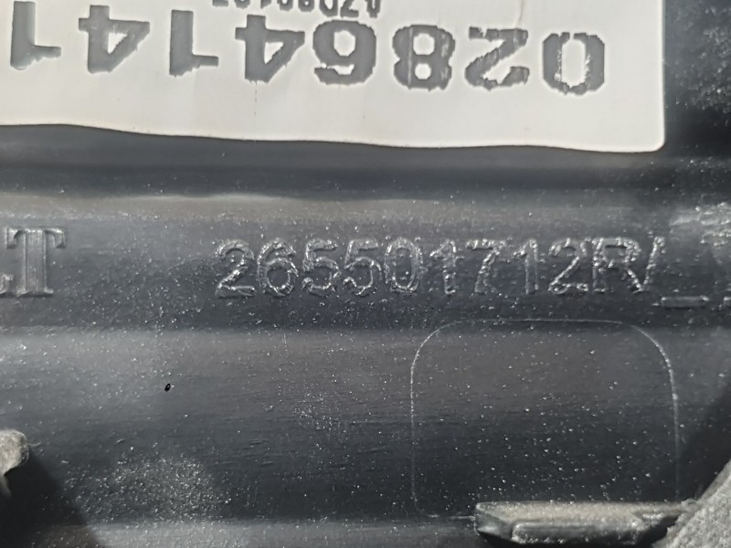 Recambio de piloto trasero derecho interior para renault captur i (j5_, h5_) 1.5 dci 90 referencia OEM IAM 265501712R  